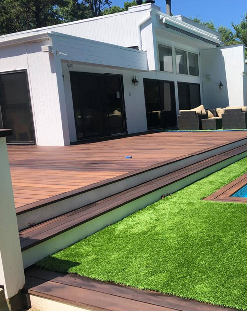 Long Island House Staining