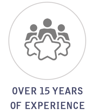Over 15 years of Experience