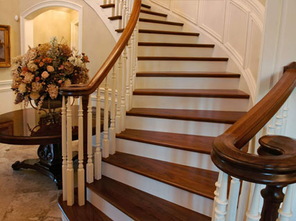 Wood Stair Installation Long Island